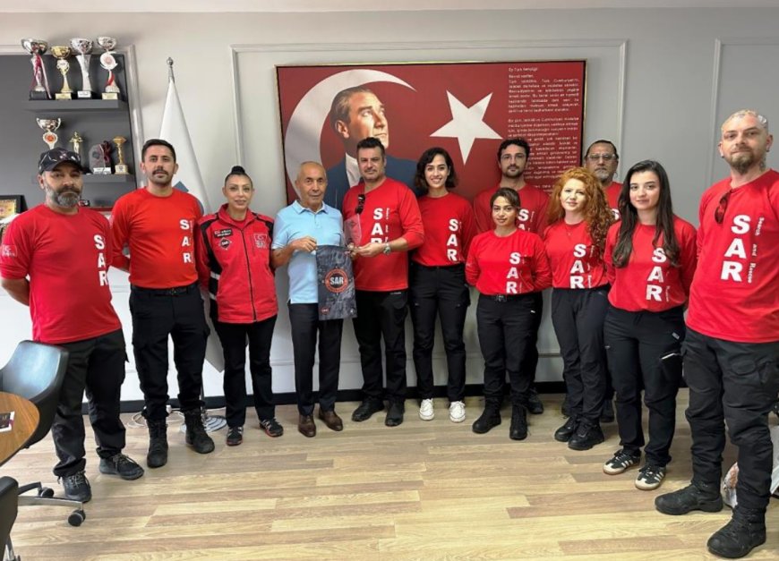 SAR Derneği'nden ANFAŞ Başkanı Bıdı'ya Teşekkür Ziyareti.
