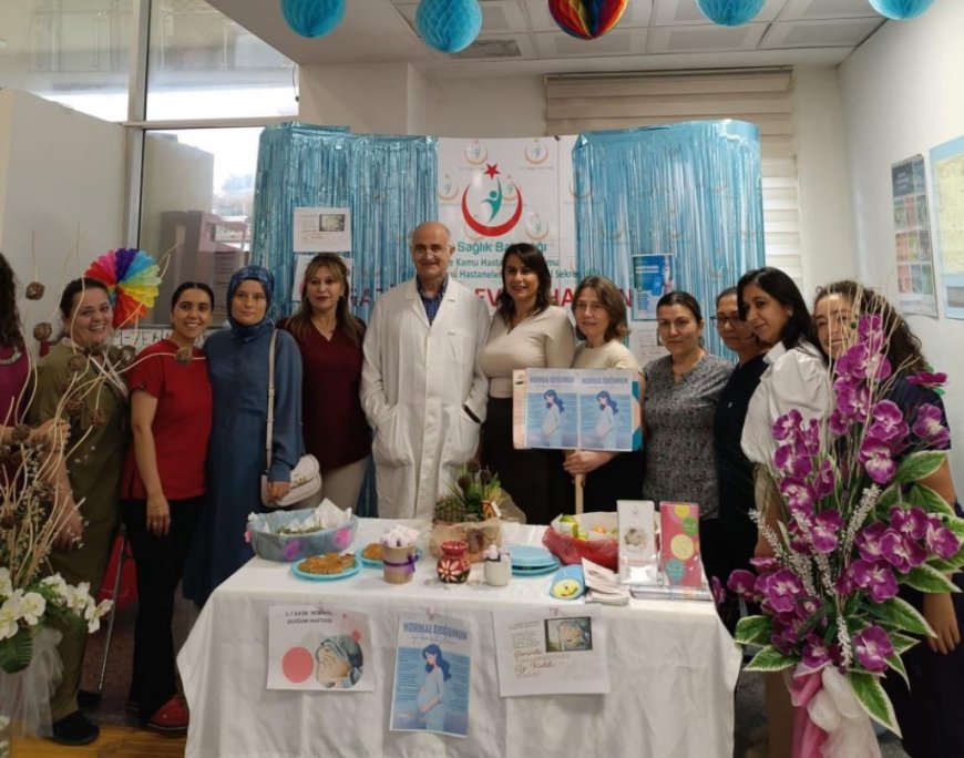 Gazipaşa Hastanesi'nden Anne Adaylarına "Normal Doğuma Teşvik" Eğitimi