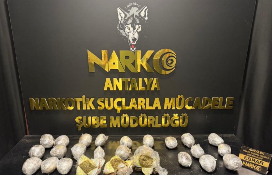 Antalya'da Narkotik Operasyonlarında 19 Tutuklama.
