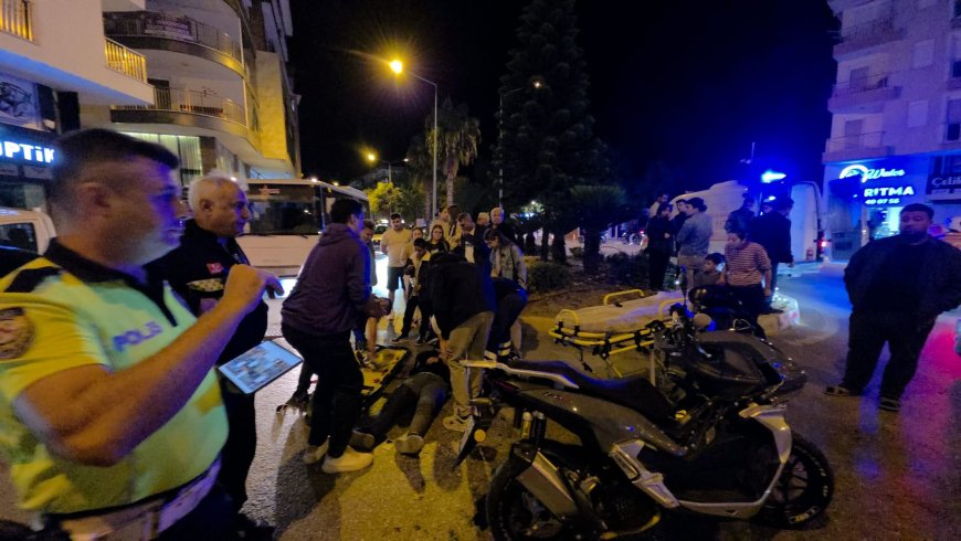 Manavgat'ta Vicdansız Kaçış: Çarptığı Motosikletliyi Yerde Bırakıp Kayıplara Karıştı!