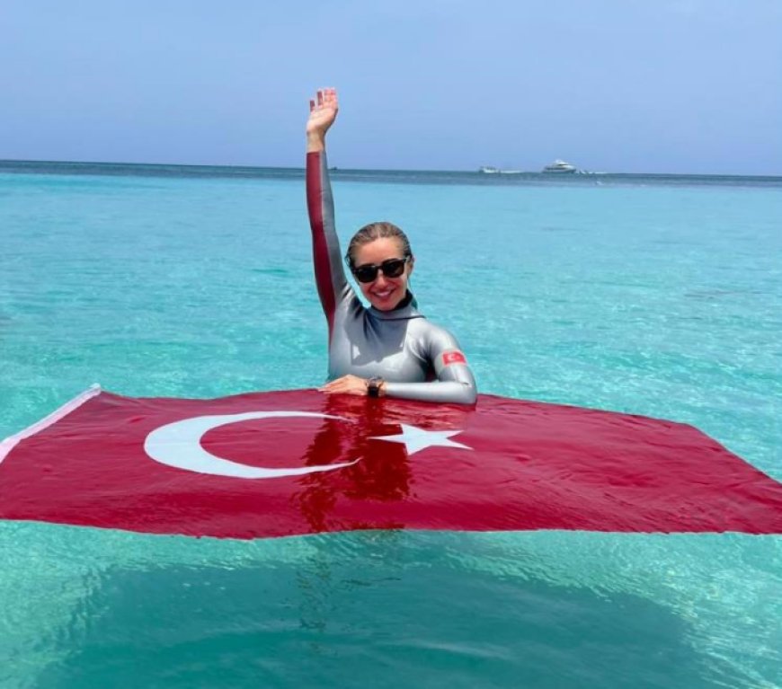 Milli Dalgıç Şahika Ercümen'den Cumhuriyet'in 102. Yılına Özel Rekor Denemesi: Kaş'ta Nefesler Tutulacak.