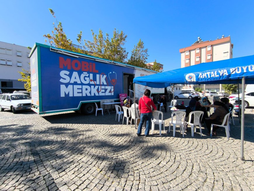 Kepez'den Sağlık Seferberliği: Kanser Taraması Kapıya Kadar Geldi!