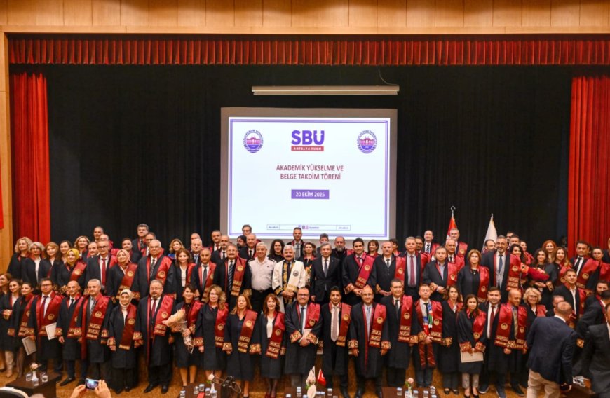 SBÜ Antalya'da Akademik Yıl Açılışı.