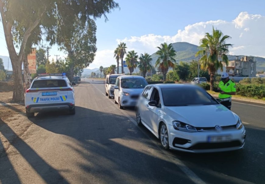ANTALYA TRAFİK POLİSİ'NDEN 'HELİKOPTERLİ' DEV DENETİM