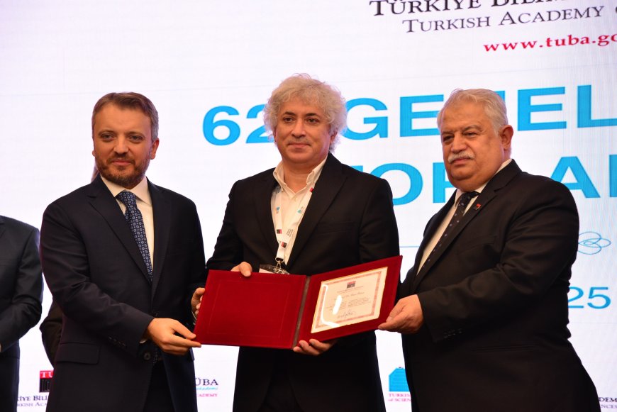 Prof. Dr. Ömer Özkan'a TÜBA Şeref Üyeliği beratı takdim edildi