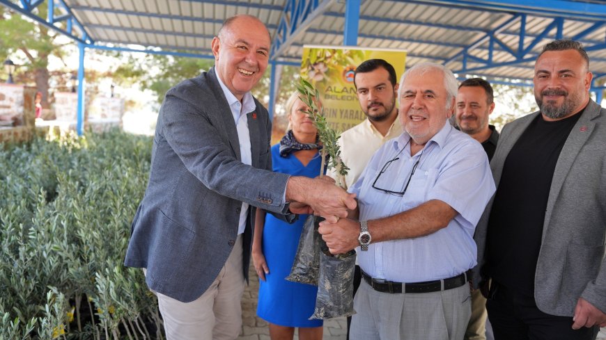 Alanya Belediyesi'nden Yangınzedelere 10 Bin Zeytin Fidanı Desteği