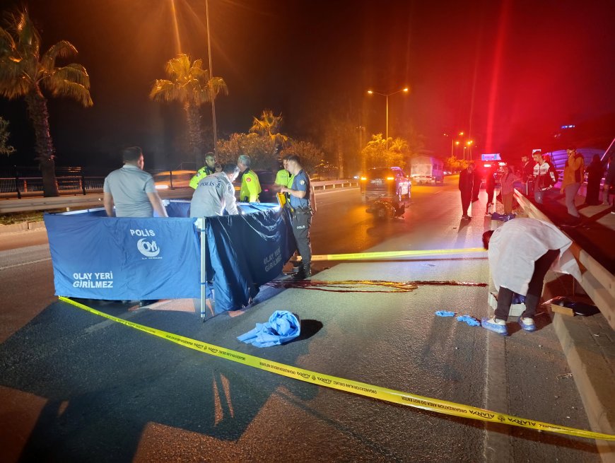Alanya'da Motosiklet Kazası: Cenaze Adli Tıp Kurumuna Kaldırıldı