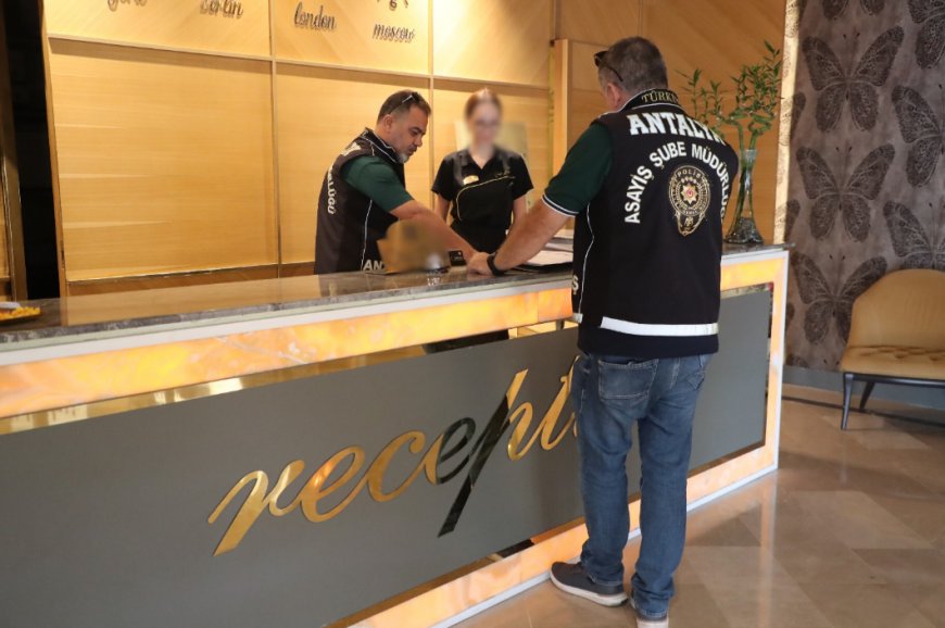 Antalya'da Günübirlik Konaklama Yerlerine Eş Zamanlı Denetim