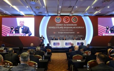 Manavgat'ta HAK-İŞ Genişletilmiş Başkanlar Kurulu Toplandı