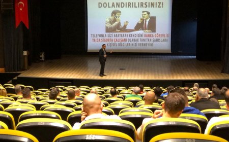 Antalya'da Banka ve PTT Özel Güvenlik Görevlilerine Dolandırıcılık ve İş Birliği Eğitimi