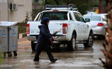 Ani Sel ve Su Baskını Tehlikesi: Antalya'da Kuvvetli Yağış Etkisini Artırdı.