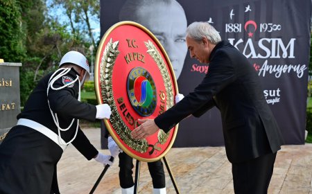 Kepez'de 10 Kasım Anması: Atatürk'e Sonsuz Saygı