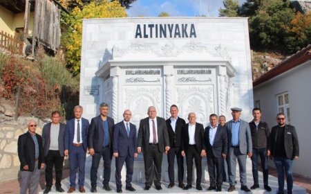 Kumluca Altınyaka'da Hayır Çeşmesi Törenle Açıldı: Kaymakam ve Başkan Katıldı