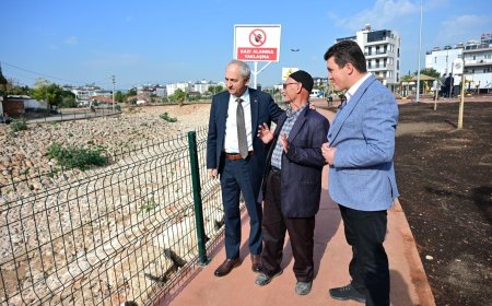 Kepez'den Şelale Mahallesi'ne Çifte Hizmet: Drenaj Hattı Üzerine Modern Park