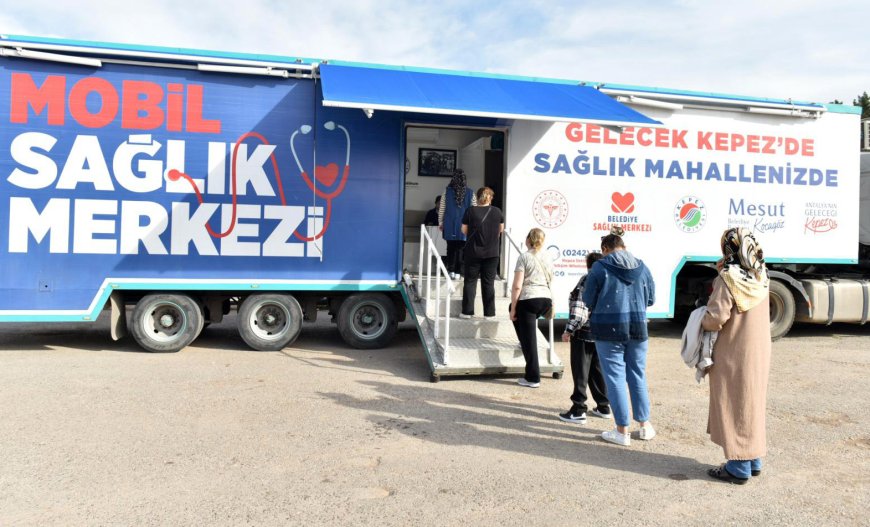 KEPEZ Belediyesi’nin Mobil Sağlık Merkezi, Duraliler Mahallesi sakinlerine ücretsiz kanser tarama hizmeti sundu.