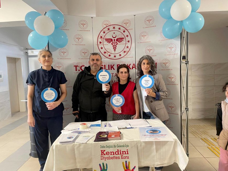 SERİK Devlet Hastanesi'nde 14 Kasım Dünya Diyabet Günü kapsamında farkındalık etkinliği gerçekleştirildi.