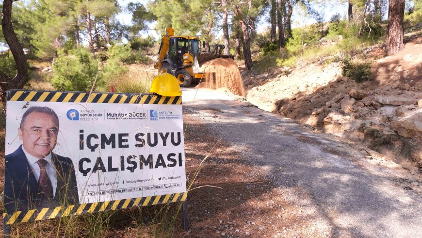 Manavgat Hocalı'da İçme Suyu Sorununu Kökten Çözecek Proje Başlatıldı