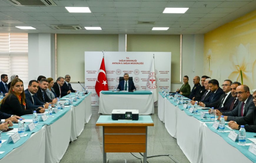 Antalya Bağımlılıkla Mücadele Eylem Planı Masaya Yatırıldı