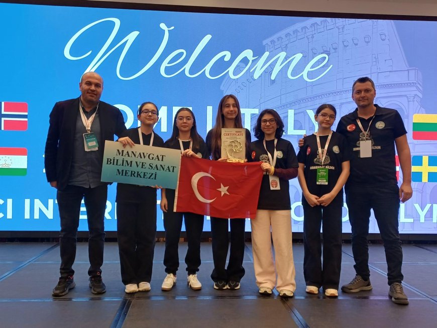 Manavgat BİLSEM'den İtalya'da Tarihi Başarı: Robot Yarışmasında 6 Madalya Kazandılar!