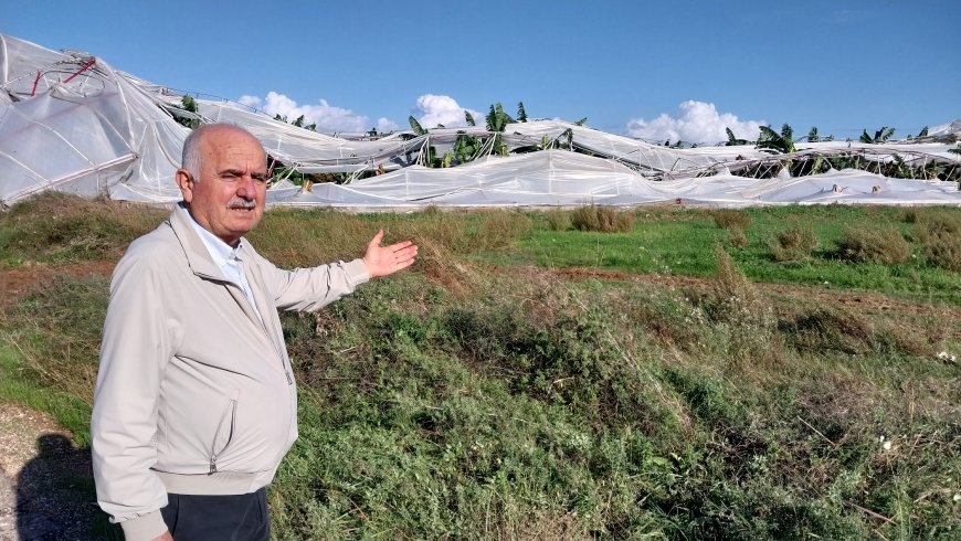 Manavgat'ta Hortum Felaketi: 40 Dönüm Sera Yerle Bir Oldu