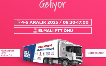 Kepez'den Elmalı'ya Ücretsiz Kanser Tarama Hizmeti