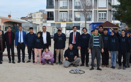 Korkuteli'nde Özel Öğrencilerden Bocce Heyecanı