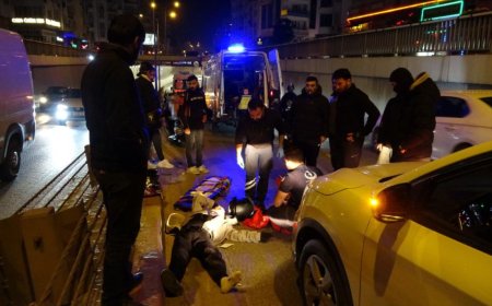 Sürat ve Mesafe Kazayı Getirdi: Güllük Alt Geçidi'nde Motosiklet Kazası