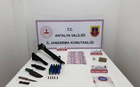 Antalya’da Huzur Operasyonu: Jandarma Suç Unsurlarına El Koydu