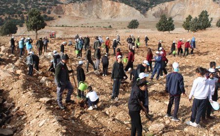 Korkuteli'de 3 Bin Fidan Toprakla Buluştu: Geleceğe Nefes Olacaklar!