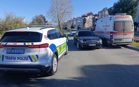 Manavgat'ta Scooter Kazası: Çukurdan Kaçayım Derken Alkole Yenik Düştü.