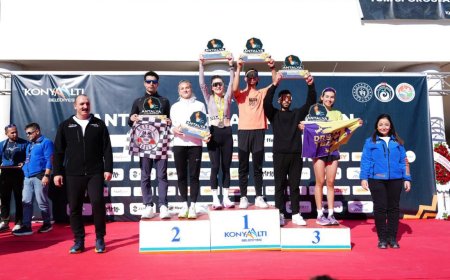 Maviden Beyaza Dev Organizasyon: Antalya Ultra Marathon Sona Erdi