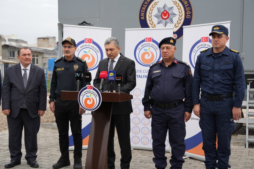 Antalya Emniyeti'nin Kapsamlı Raporu: Asayiş Olaylarının %99,1'i Aydınlatıldı