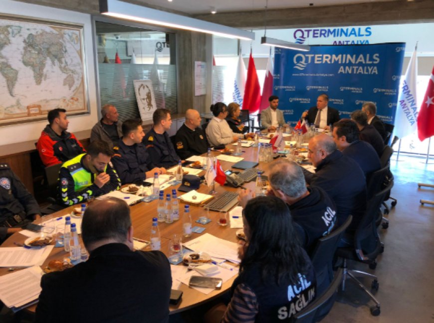 Antalya Limanı'nda "Halk Sağlığı Acil Durum Tatbikatı" Başarıyla Gerçekleştirildi