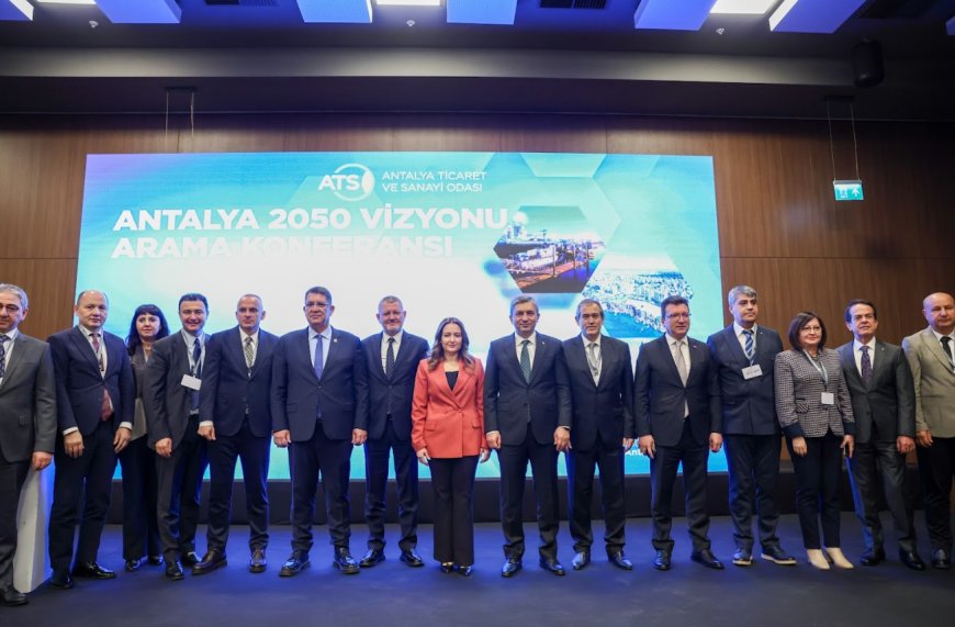 ANTALYA'NIN GELECEĞİ İÇİN ORTAK AKIL: Başkan Vekili Özdemir ATSO Konferansına Katıldı