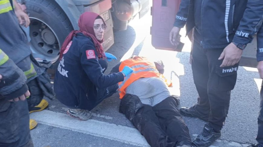 MANAVGAT'TA FECİ KAZA: Yol Çalışması Yapan Karayolları İşçisi Tırın Altında Kaldı