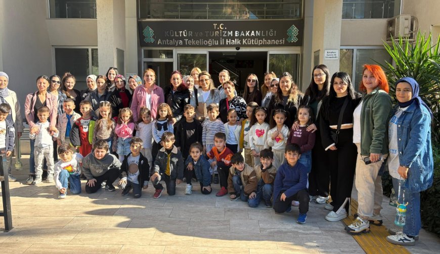Minik Okurlar Yazarıyla Buluştu: Tekelioğlu Kütüphanesi’nde Renkli Gün