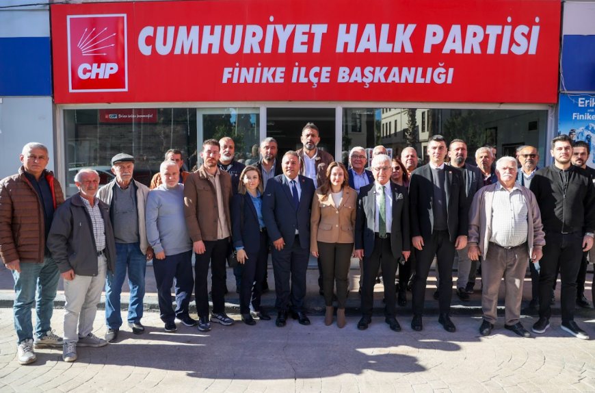 Büyükşehir’den Finike’ye Hizmet Çıkartması: Projeler Masaya Yatırıldı