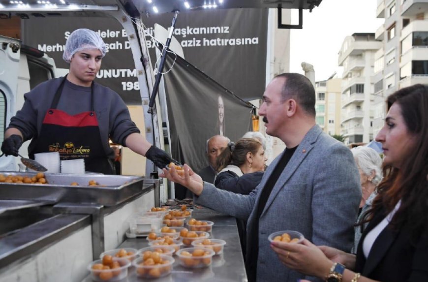Konyaaltı'nda Gülşah Başkan İçin Vefa: Lokmalar Dualarla Dağıtıldı