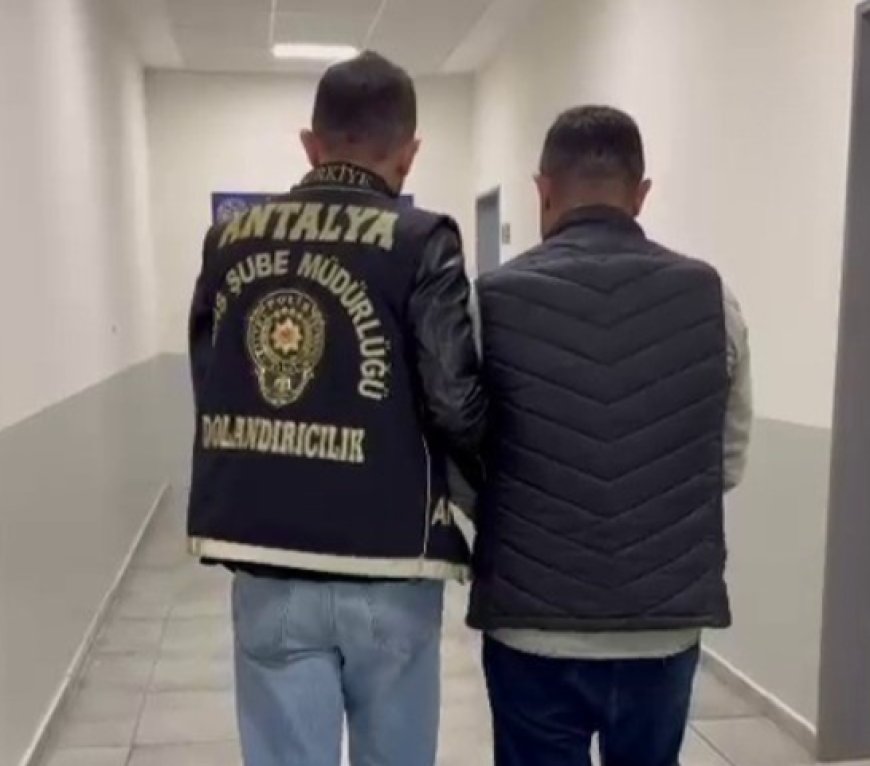Antalya’da Kendini Polis Olarak Tanıtan Şüpheliye Tutuklama
