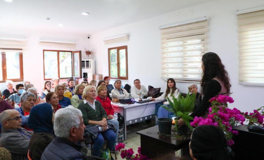 Büyükşehir’den Yaş Almış Bireylere "Çiçek Gibi" Eğitim.