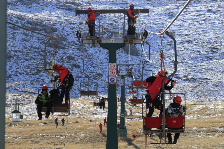 Zirvede Koordineli Müdahale: JAK ve AFAD’dan Ortak Teleferik Tatbikatı.