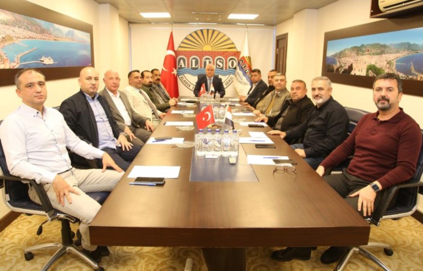 Iraklı Heyet Alanya’ya Hayran Kaldı: ALTSO ile Ticaret Köprüsü Kuruluyor