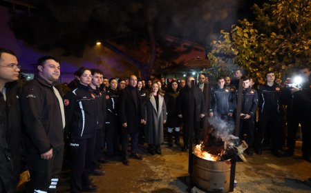 Başkan Vekili Büşra Özdemir 2026’ya İtfaiye Nöbetinde Girdi