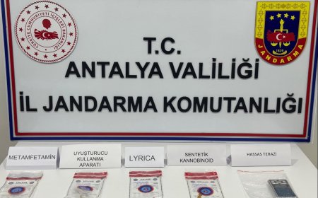 Alanya'da Jandarmadan Zehir Tacirine Darbe: Çok Sayıda Uyuşturucu Ele Geçirildi