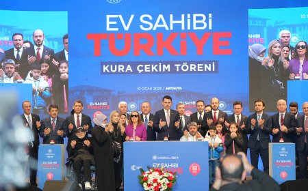 Murat Kurum Antalya’da TOKİ Kura Çekilişini Gerçekleştirdi