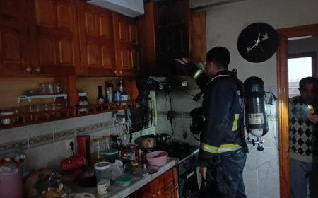 Manavgat'ta Apartman Dairesinde Yangın Paniği: Fritöz Alev Aldı