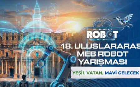Teknoloji ve Doğa Buluşuyor: 18. Uluslararası MEB Robot Yarışması Antalya’da.