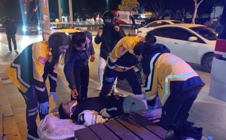 Manavgat’ta Korkutan Kaza! Motosiklet Sürücüsü Yola Savruldu