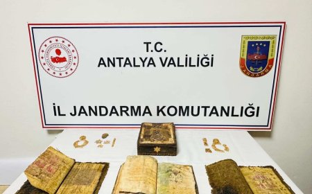 ANTALYA JANDARMASINDAN TARİHİ ESER OPERASYONU