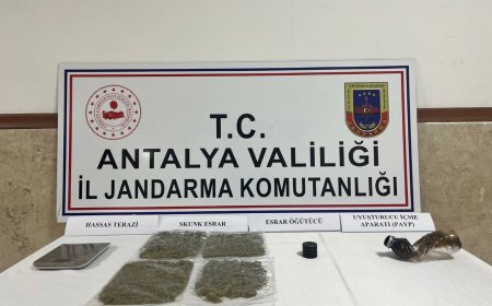 MANAVGAT'TA JANDARMADAN UYUŞTURUCU OPERASYONU